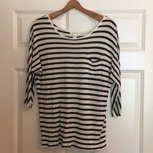 Black & White Striped Top